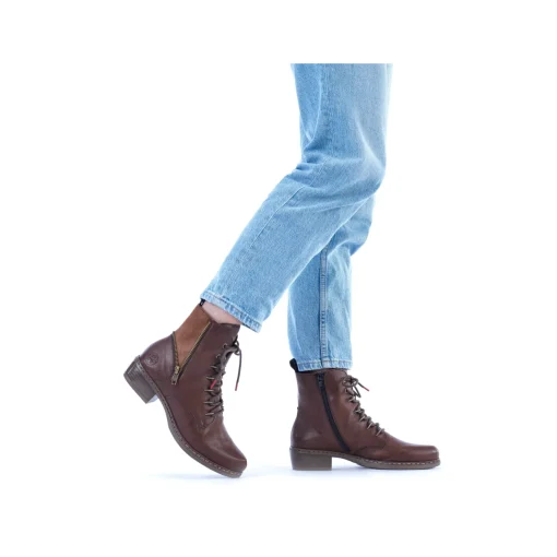 Rieker Damen Stiefeletten kastanienbraun