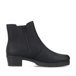 Rieker Damen Stiefeletten tiefschwarz