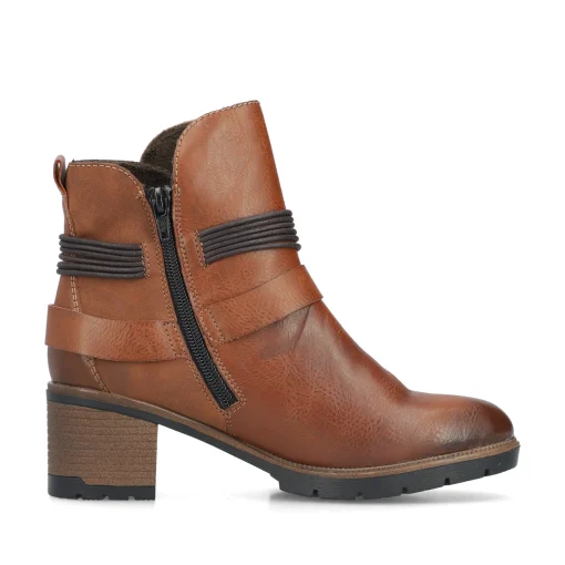 Rieker Damen Stiefeletten kastanienbraun