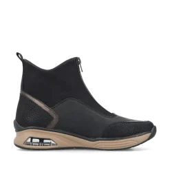 Rieker Damen Stiefeletten stahlschwarz