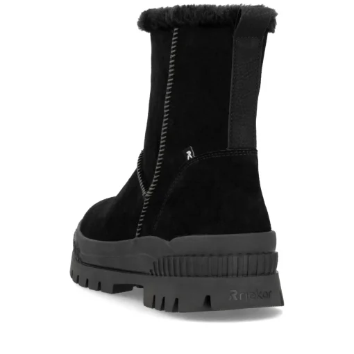 Rieker Damen Stiefeletten tiefschwarz