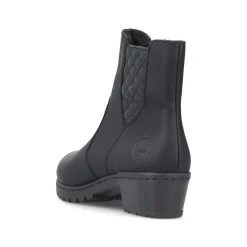 Rieker Damen Stiefeletten tiefschwarz