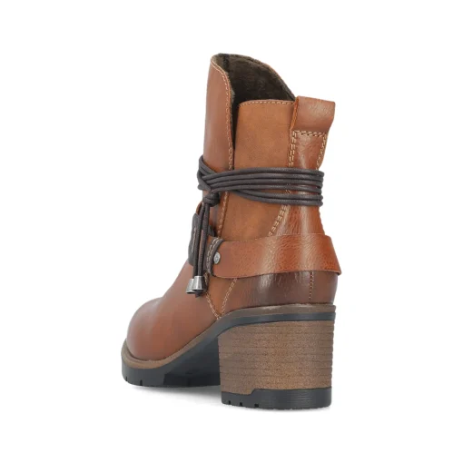 Rieker Damen Stiefeletten kastanienbraun