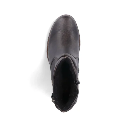 Rieker Damen Stiefeletten schwarzbraun