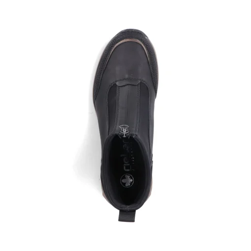 Rieker Damen Stiefeletten stahlschwarz