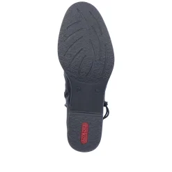 Rieker Damen Stiefeletten tiefschwarz