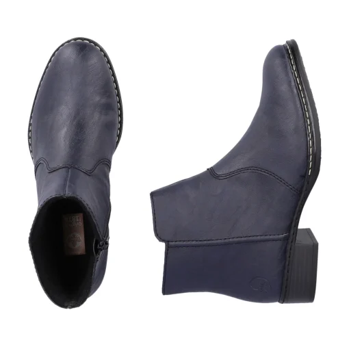 Rieker Damen Stiefeletten azurblau