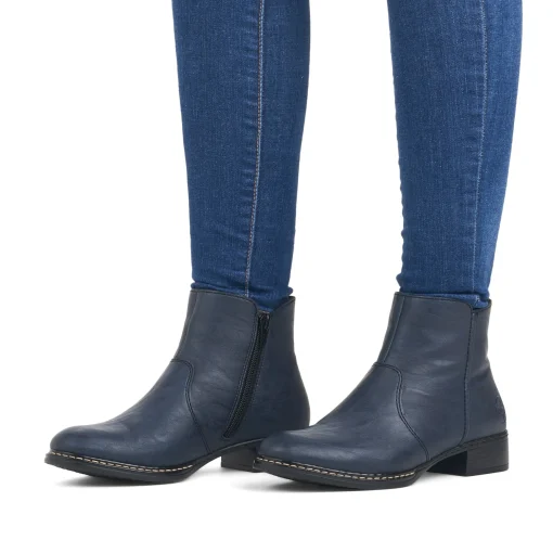 Rieker Damen Stiefeletten azurblau