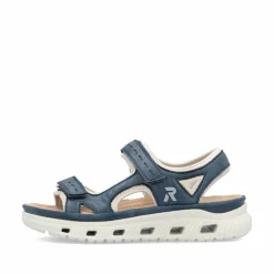 Rieker Damen Trekkingsandalen schieferblau