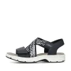Rieker Damen Trekkingsandalen stahlblau