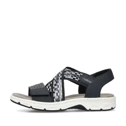 Rieker Damen Trekkingsandalen stahlblau