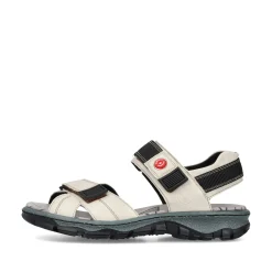 Rieker Damen Trekkingsandalen perlweiß