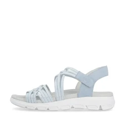 Rieker Damen Trekkingsandalen light blue