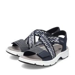 Rieker Damen Trekkingsandalen stahlblau