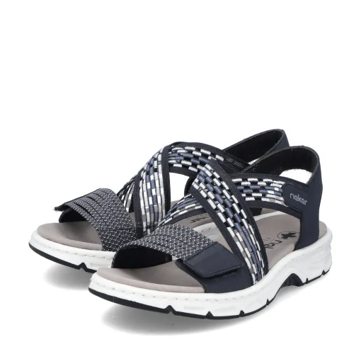 Rieker Damen Trekkingsandalen stahlblau
