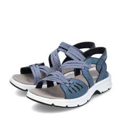 Rieker Damen Trekkingsandalen schieferblau
