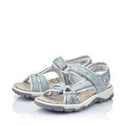 Rieker Damen Trekkingsandalen himmelblau