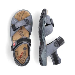 Rieker Damen Trekkingsandalen blaugrau