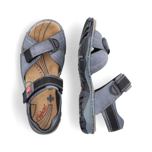 Rieker Damen Trekkingsandalen blaugrau