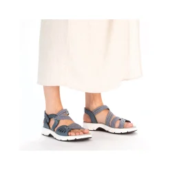 Rieker Damen Trekkingsandalen schieferblau