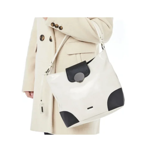 Rieker Handtasche cremebeige-metallic