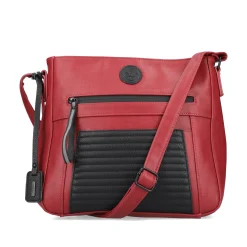 Rieker Handtasche feuerrot-schwarz
