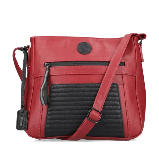 Rieker Handtasche feuerrot-schwarz