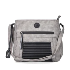 Rieker Handtasche mondgrau-tiefschwarz