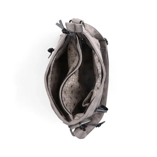 Rieker Handtasche mondgrau-tiefschwarz