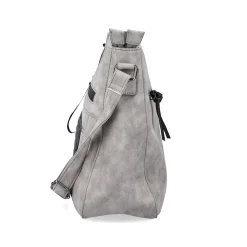 Rieker Handtasche mondgrau-tiefschwarz