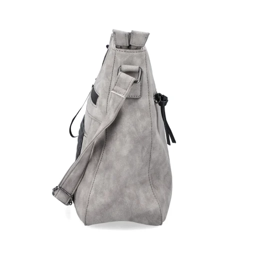 Rieker Handtasche mondgrau-tiefschwarz