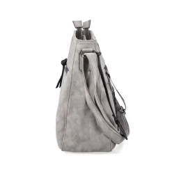 Rieker Handtasche mondgrau-tiefschwarz