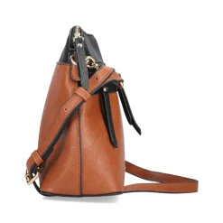 Rieker Handtasche nougatbraun-schwarz