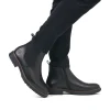Rieker Herren Chelsea Boots stahlschwarz
