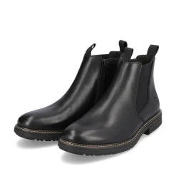 Rieker Herren Chelsea Boots stahlschwarz