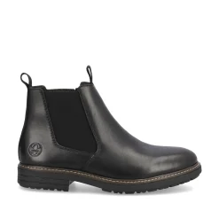Rieker Herren Chelsea Boots stahlschwarz