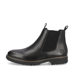 Rieker Herren Chelsea Boots stahlschwarz