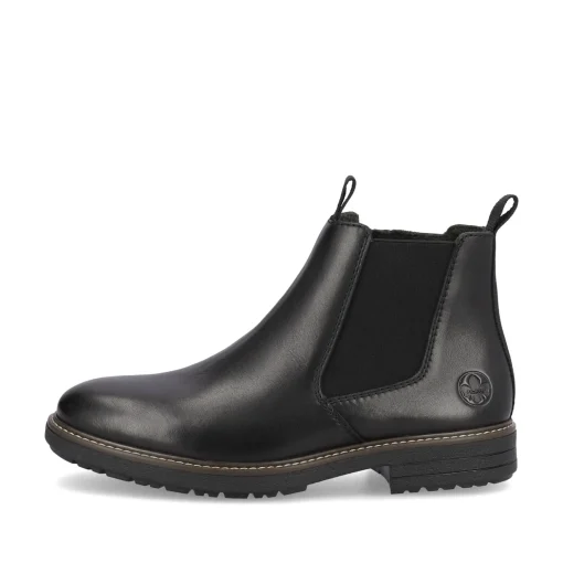 Rieker Herren Chelsea Boots stahlschwarz