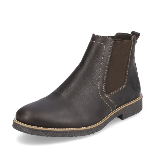 Rieker Herren Chelsea Boots schwarzbraun