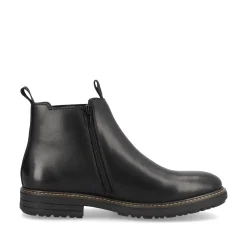 Rieker Herren Chelsea Boots stahlschwarz