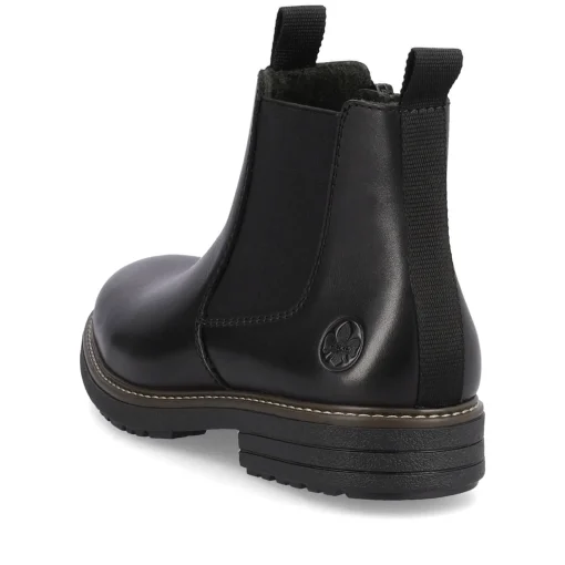 Rieker Herren Chelsea Boots stahlschwarz