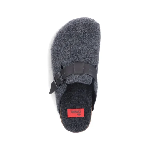 Rieker Herren Clogs asphaltgrau