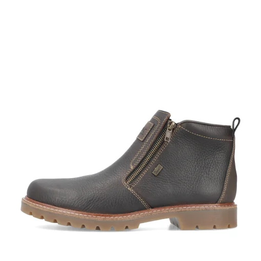 Rieker Herren Kurzstiefel schwarzbraun
