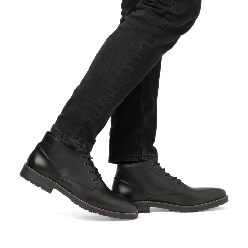 Rieker Herren Kurzstiefel carbonschwarz