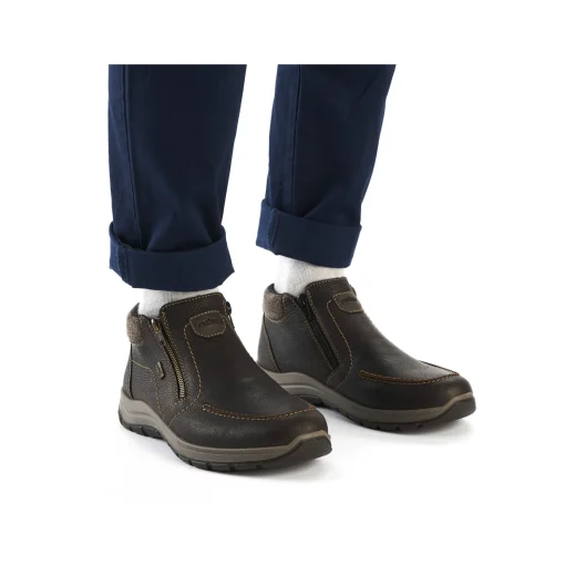 Rieker Herren Kurzstiefel holzbraun