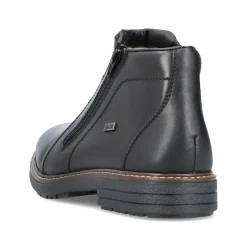 Rieker Herren Kurzstiefel glanzschwarz