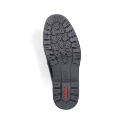 Rieker Herren Kurzstiefel glanzschwarz