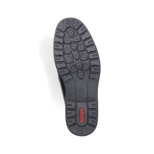 Rieker Herren Kurzstiefel glanzschwarz