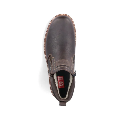 Rieker Herren Kurzstiefel schwarzbraun