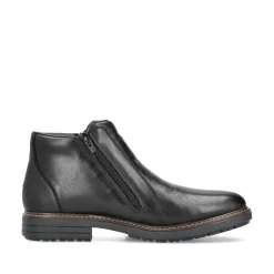 Rieker Herren Kurzstiefel glanzschwarz